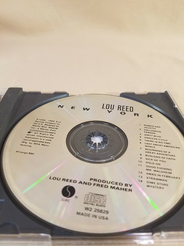 Lou Reed : New York CD (1989) Pre- owned Free Shipping - Afbeelding 5 van 8