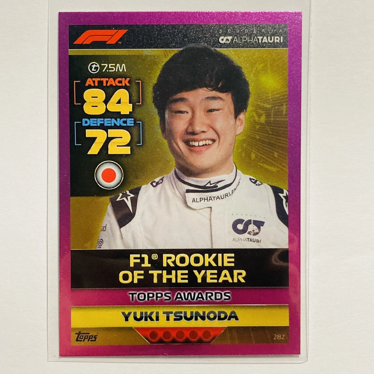2022 Topps F1 Turbo Attax - Yuki Tsunoda #282 for sale | eBay