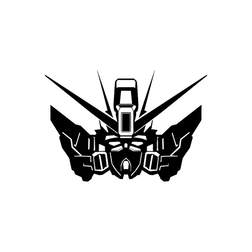 Gundam Zero Custom Decal Sticker for Macbook Air/Pro Laptop Dell HP Samsung Art - Image 3 of 4