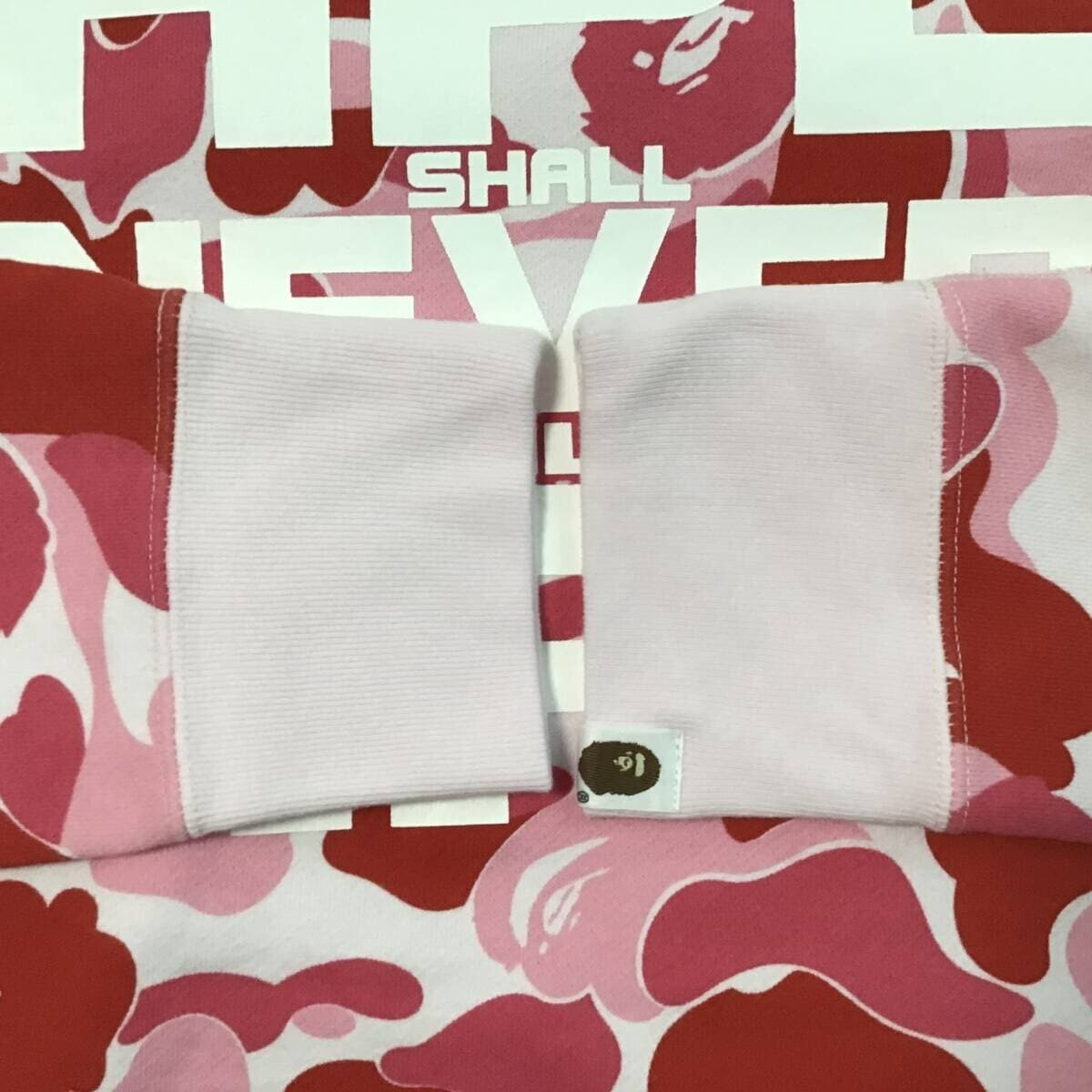 BAPE ASNKA logo sweat shirt ABC camo pink A Bathing Ape Size M | eBay