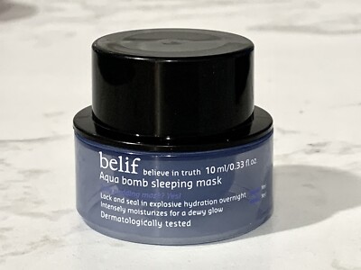 Belif Aqua Bomb Sleeping Mask 0.33 oz, 10 ml NWOB
