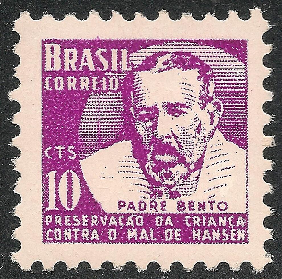 Brazil #RA8 (PT3) VF MINT - 1961 10c Father Bento Dias Pacheco