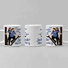 Hold on Tight, Spider Monkey Twilight Ceramic Coffee Mug, 11 oz. Cup Mug Gifts