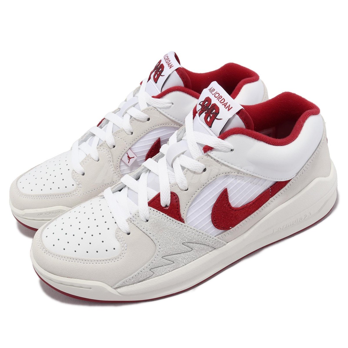 Nike Jordan Stadium 90 White Varsity Red Sail Men Casual