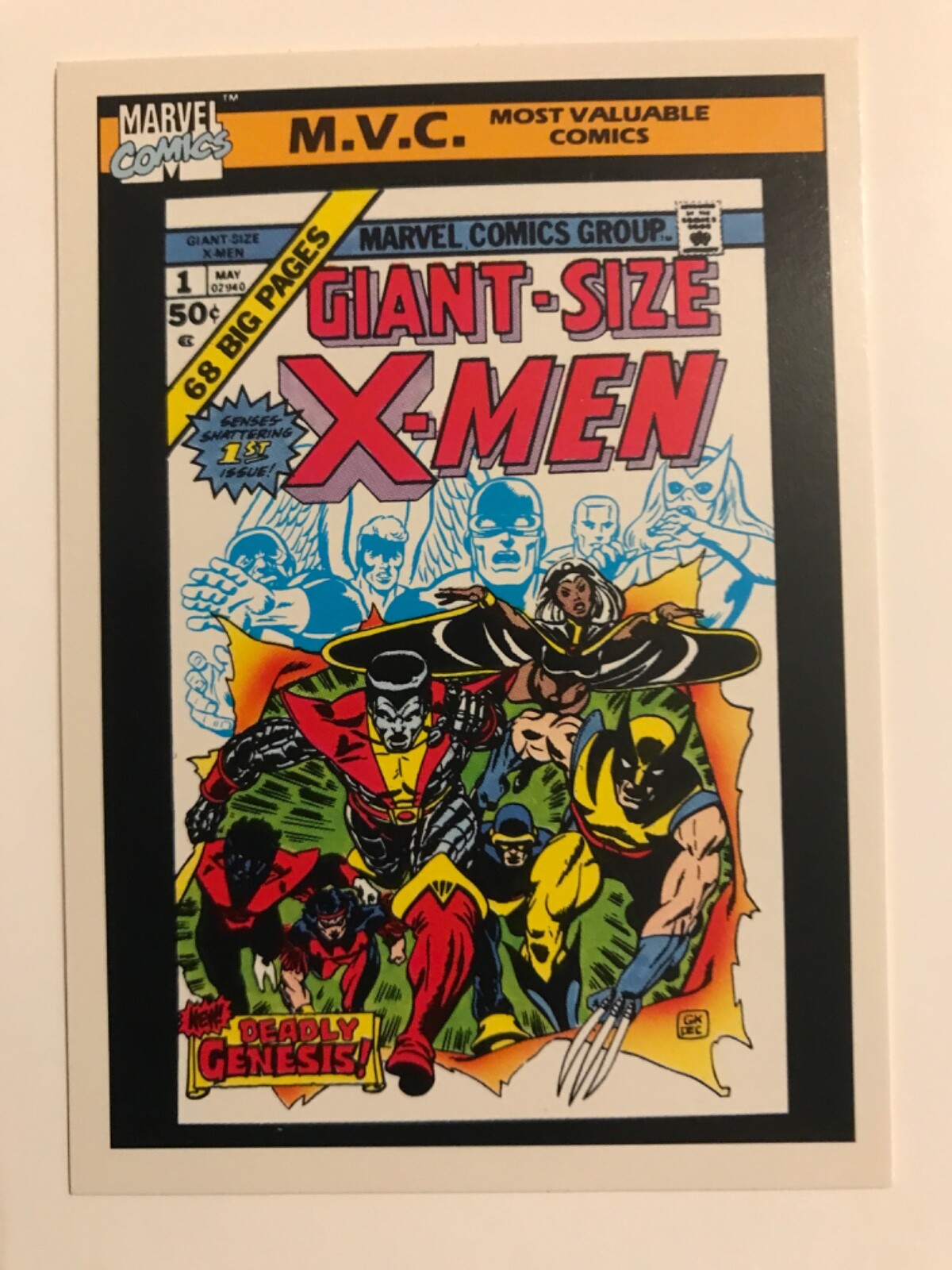 GIANT-SIZE X-MEN #1 #132 : MARVEL UNIVERSE Series 1 card; 1990 Impel, MVC |  eBay