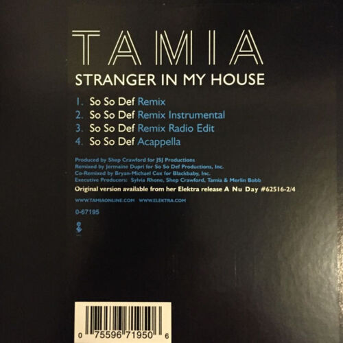Tamia - Stranger In My House - USA 12" Vinyl - 2001 - Elektra - Picture 1 of 5