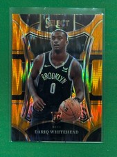 2023-24 Panini Select Mezzanine Orange Flash Prizms #308 Dariq Whitehead RC