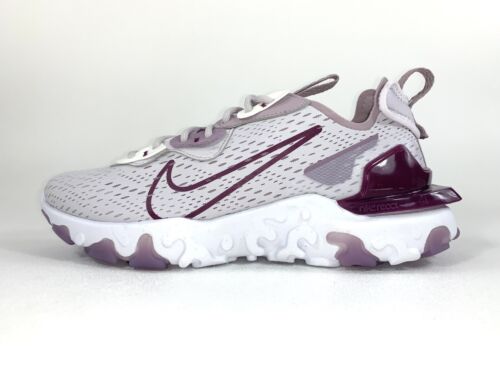 Nike React Vision Running Shoes Purple Sneakers CI7523-500 Womens Size 7.5 - Afbeelding 1 van 9