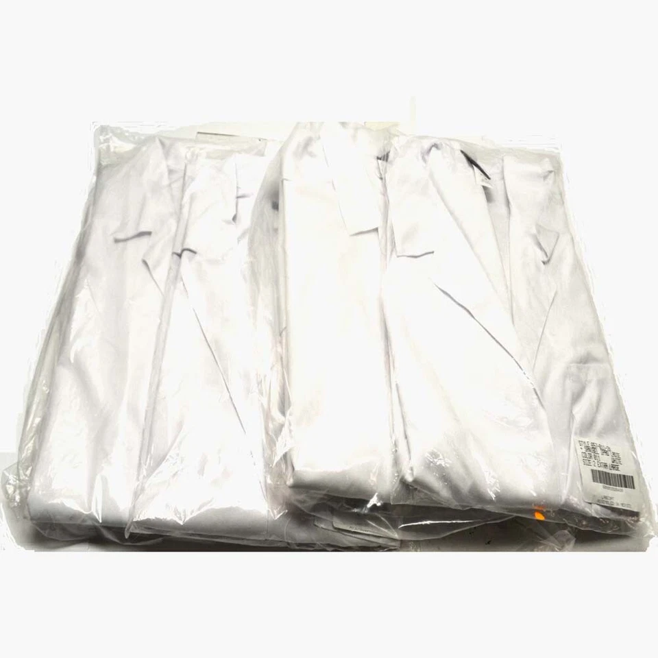 (4) NUEVO Abrigo Médico Sanibel 657-011-2X Para Mujer Blanco Corto de Laboratorio 2XL Bolsillo para Tableta Foto 3 de 3