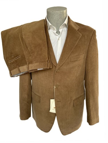 Abito uomo Navigare, tg 50 DROP 6 color nocciola(beige scuro)in Velluto a  coste. | eBay