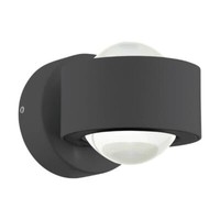 Eglo 98746 Treviolo Led AußEn-Wand-/Deckenleuchte 2X2,2W Anthrazit Warmweiss Ip