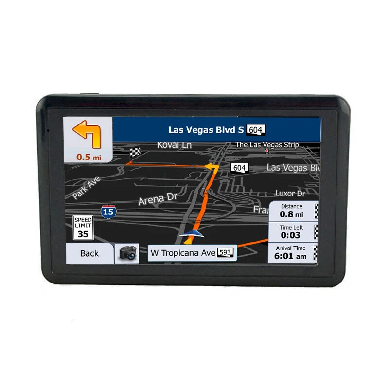 5inch Car GPS Navigation Touch Screen Portable Navi Monitor 128M+8GB Free Maps - Image 4 of 4