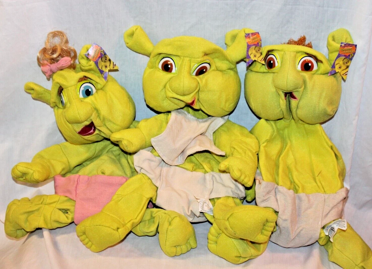 Ensemble Poupées Shrek Et L'Âne – Dreamworks Farlane Toys – Peluche 36 Cm – Rare