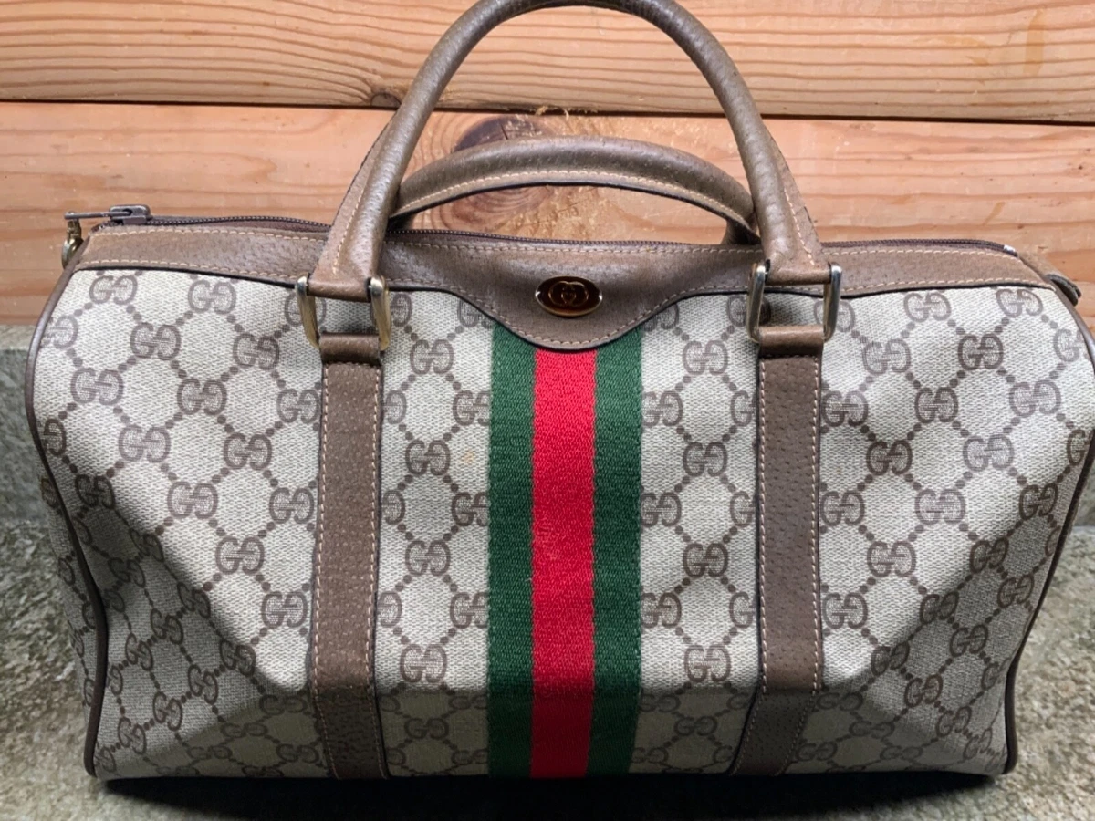 Vintage Gucci Boston Bag - Brown