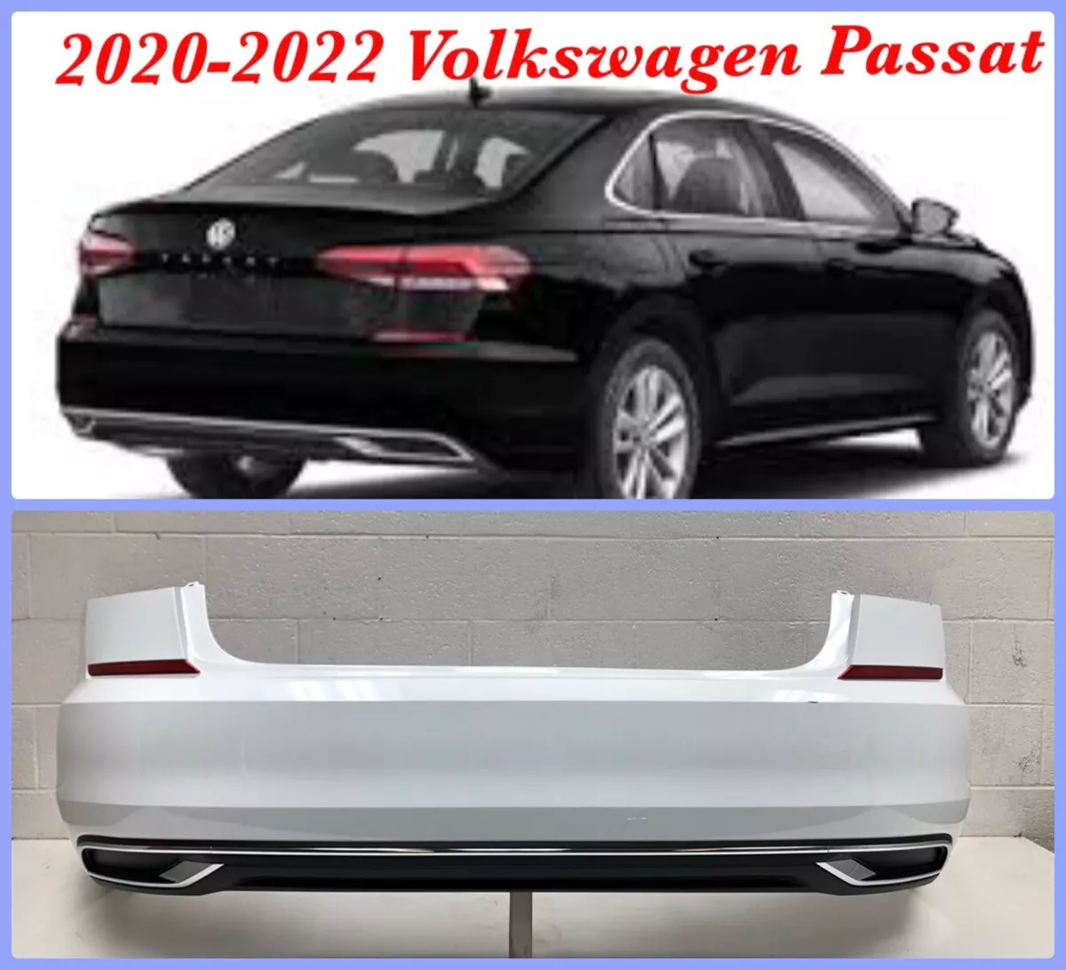 2020 2021 2022 Volkswagen passat rear bumper Pure White 4 eBay