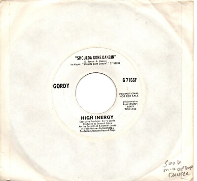 High Inergy:Shoulda gone dancin'_same both sides:US Gordy:1979:DJ