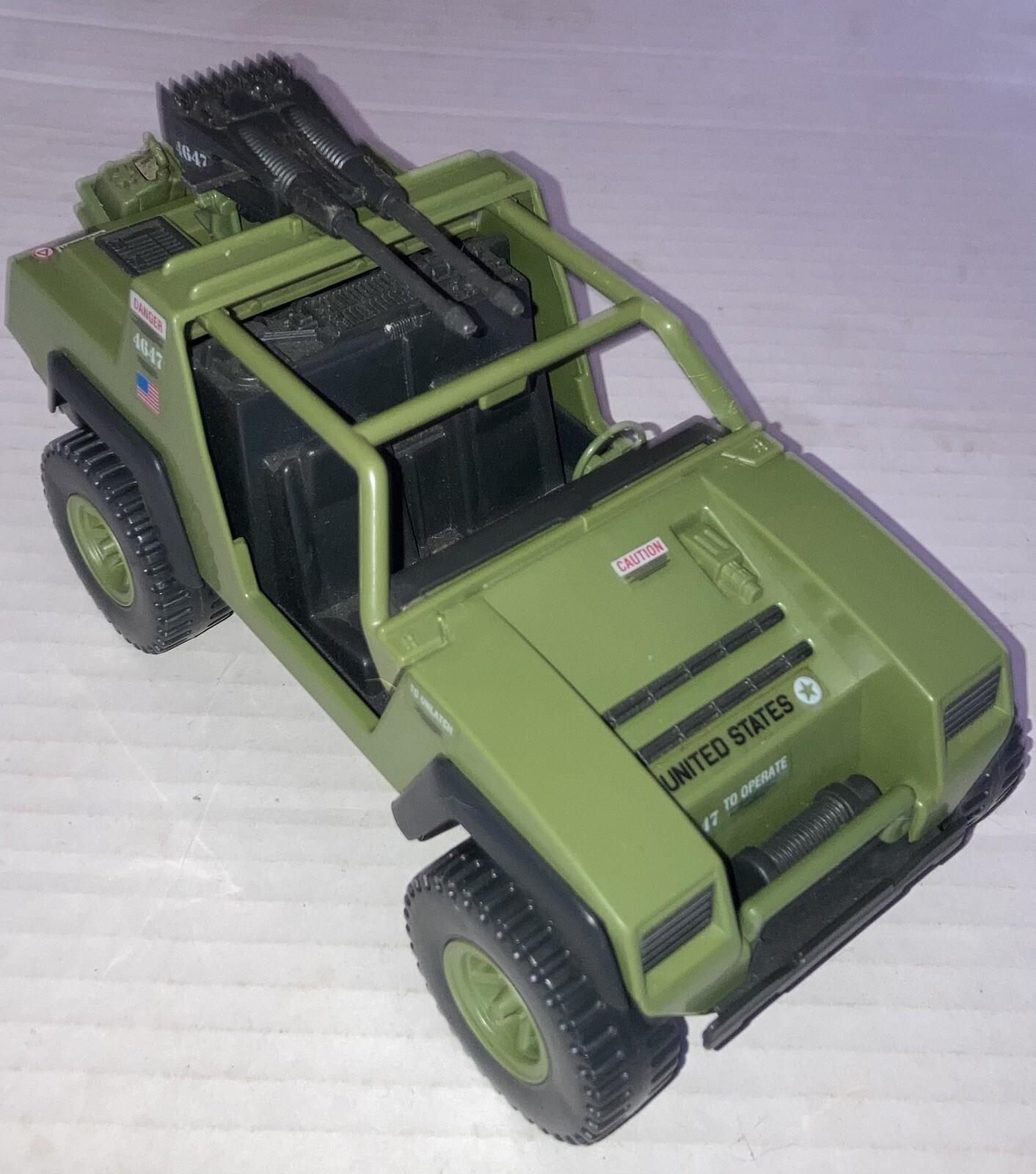 1983 Hasbro GI Joe VAMP jeep-100% complete w/all Parts-No Driver-NICE!