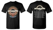 AMORPHIS cd lgo North American 2019 Tour SUN LOGO Official SHIRT LAST 3XL OOP