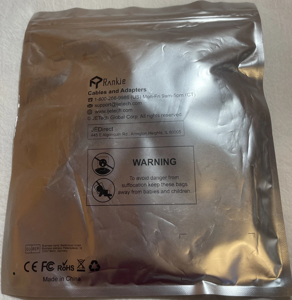 Rankie Mini DP to DVI Cable 6ft - New - Image 2 of 2