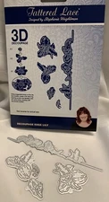 Tattered Lace Metal Cutting Dies 3D Decoupage- Edge Lily -By Stephanie Weightman