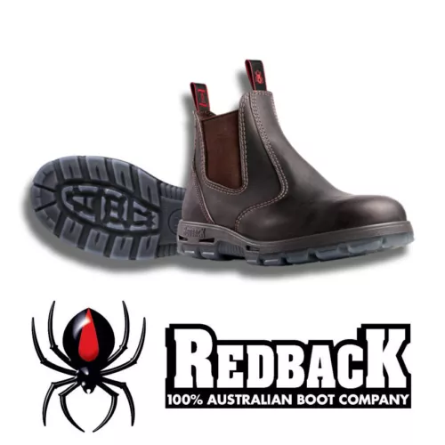 Redback Unisex UBOK Bobcat Elastic Side Soft Toe Work Boot  - Australian Made