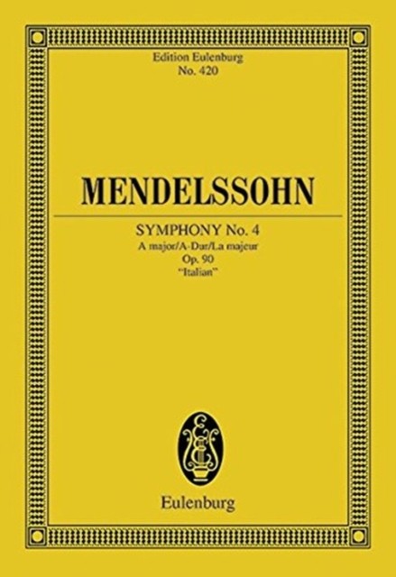 Symphony No. 4 A major (GERMAN) 9783795767761