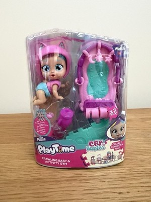 Cry Babies Playtime Millie Krabbel Baby & Activity Gym