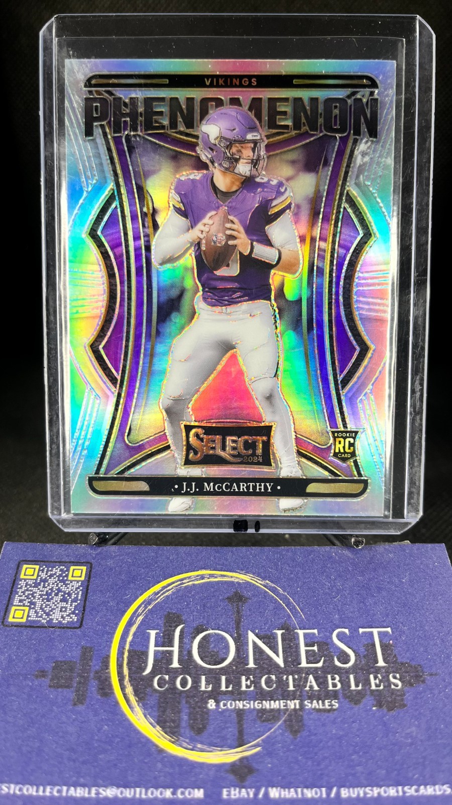 J.J. McCarthy (RC) - Silver Parallel Rookie Card