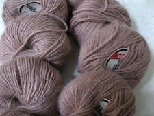 225gr Hochflausch Angora Wolle 70% v.Schewe altrosa