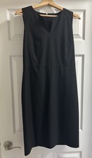 Ann Taylor Black Sheath Dress Size 6