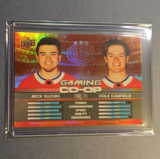 Upper Deck 2024-25 Series 1 Gaming Co-Op CGO-24 Suzuki Caufield Canadiens