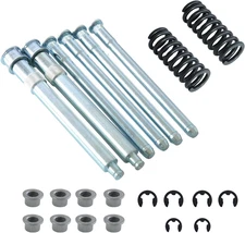 Door Hinge Pin Bushing Repair Kit with Spring Compatible with Chevrolet C1500 C2