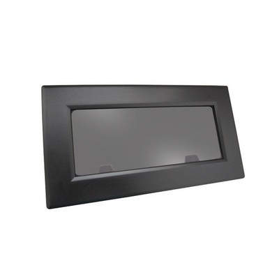 Lewmar FLUSH MITRE 0 Bootsluke 175x322mm schwarz Portlight Boot Aluminium