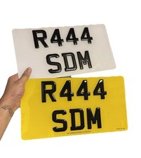 13x7 Japanese JDM Import Number Plates 2D/ 3D Gel / 4D Road Legal Registration