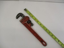 CRAFTSMAN # 51651 x 10" PIPE WRENCH Forged Made in USA Heavy Duty Sharp Jaws VG