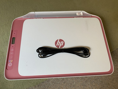 HP All-in-One-Drucker mit Scanner, A4 Druck & Scanformat, pink/weiß