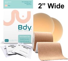KT Tape Boob Tape 2  Breast Lift Shape Trans Tape Kit Invisible Bra Nipple Cover