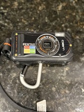 Pentax Optio W90 Black 12.1 MP Waterproof Digital Camera No Battery