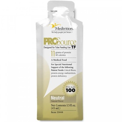 Medtrition ProSource TF Tube Feeding Formula Unflavored 45 mL Pouch 100 Count