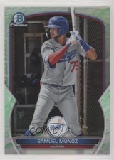 2023 Bowman Chrome Prospects Lunar Glow Refractor Samuel Munoz #BCP-80 0ms9