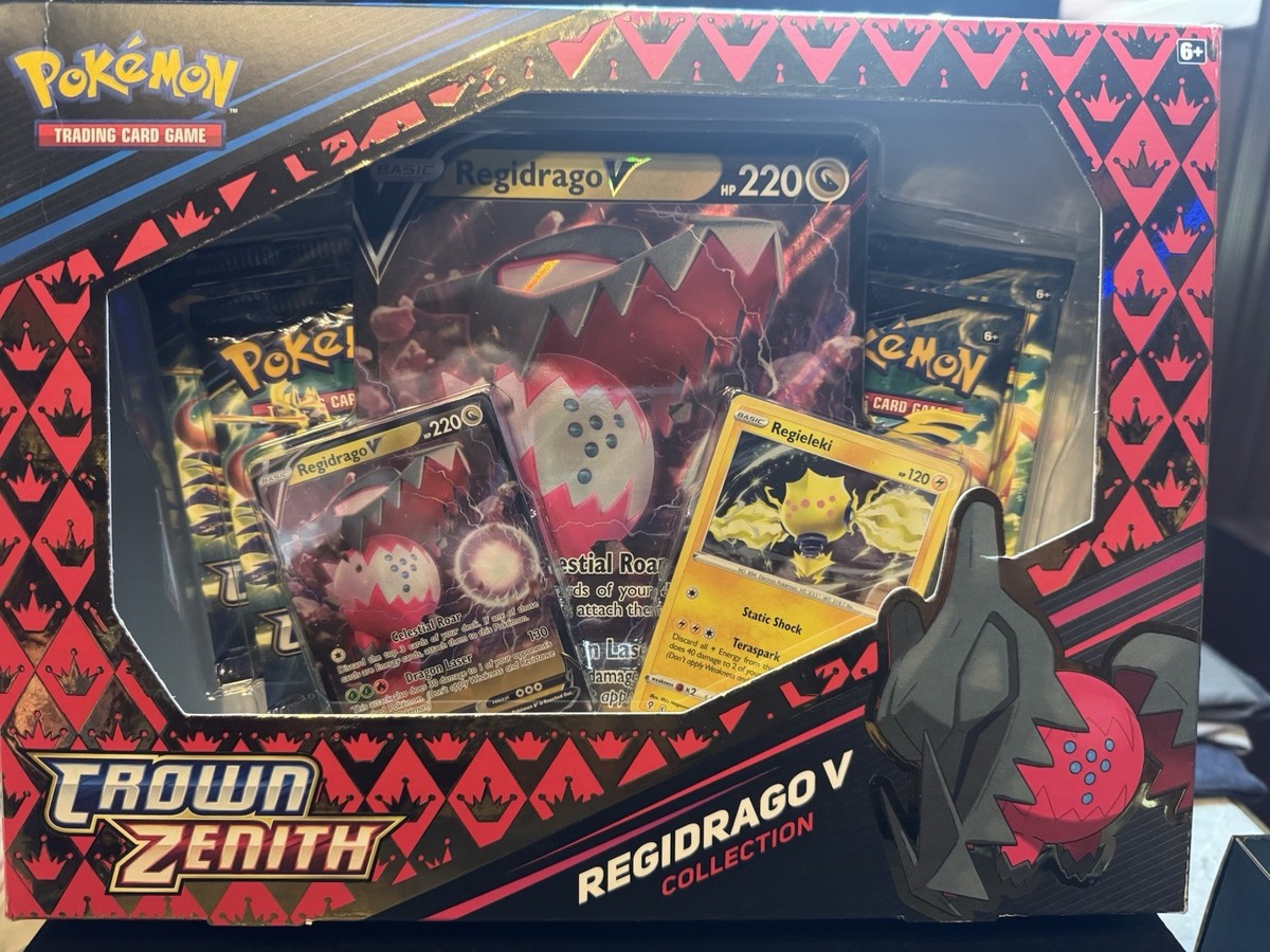 Pokmon TCG Crown Zenith Regidrago V Collection Box NEW SEALED | eBay