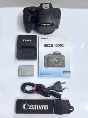 Digitalkamera Canon EOS 1000D / Digital 10.1MP Live View / nur 5153 Auslösungen