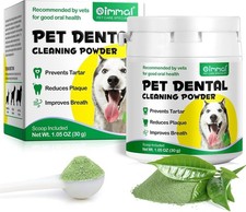 Teeth Cleaning Powder for Dogs, Dental Cleaning Powder For Pets Tartar Remover