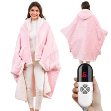 Heated Shawl Wraps for Women, Wearable Heated Throw Blanket, Electric Heated ...