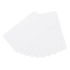 200 Pcs Waterproof Blank Shipping Tags 3.5" x 2" with Hole White