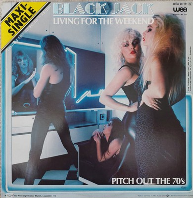 Black Jack  - Living for the weekend / Pitch out the 70's  (12'')