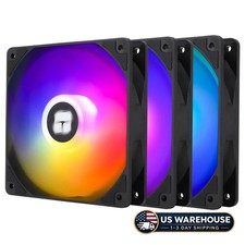 Thermalright TL-C12C-S X3 CPU Fan 120mm ARGB Case Cooler Fan, 4pin PWM Silent Co