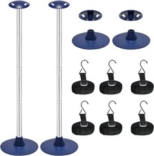 2 Pack Boat Cover Support Poles Height Adjustable Support Poles Pontoon System f