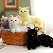 Stuffed Cats Plush Toy Shorthair Cute Cat Doll Pet Toy Home Decor Gifts For Kids