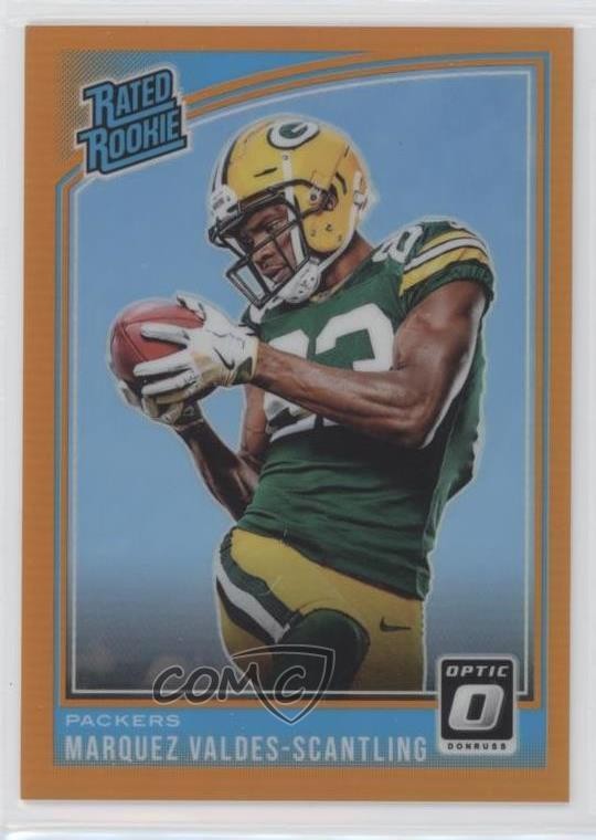 2018 Donruss Optic Orange Prizm 121/199 Marquez Valdes-Scantling Rookie RC